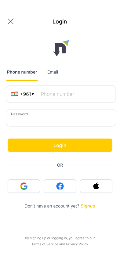 Marketplace Screen
